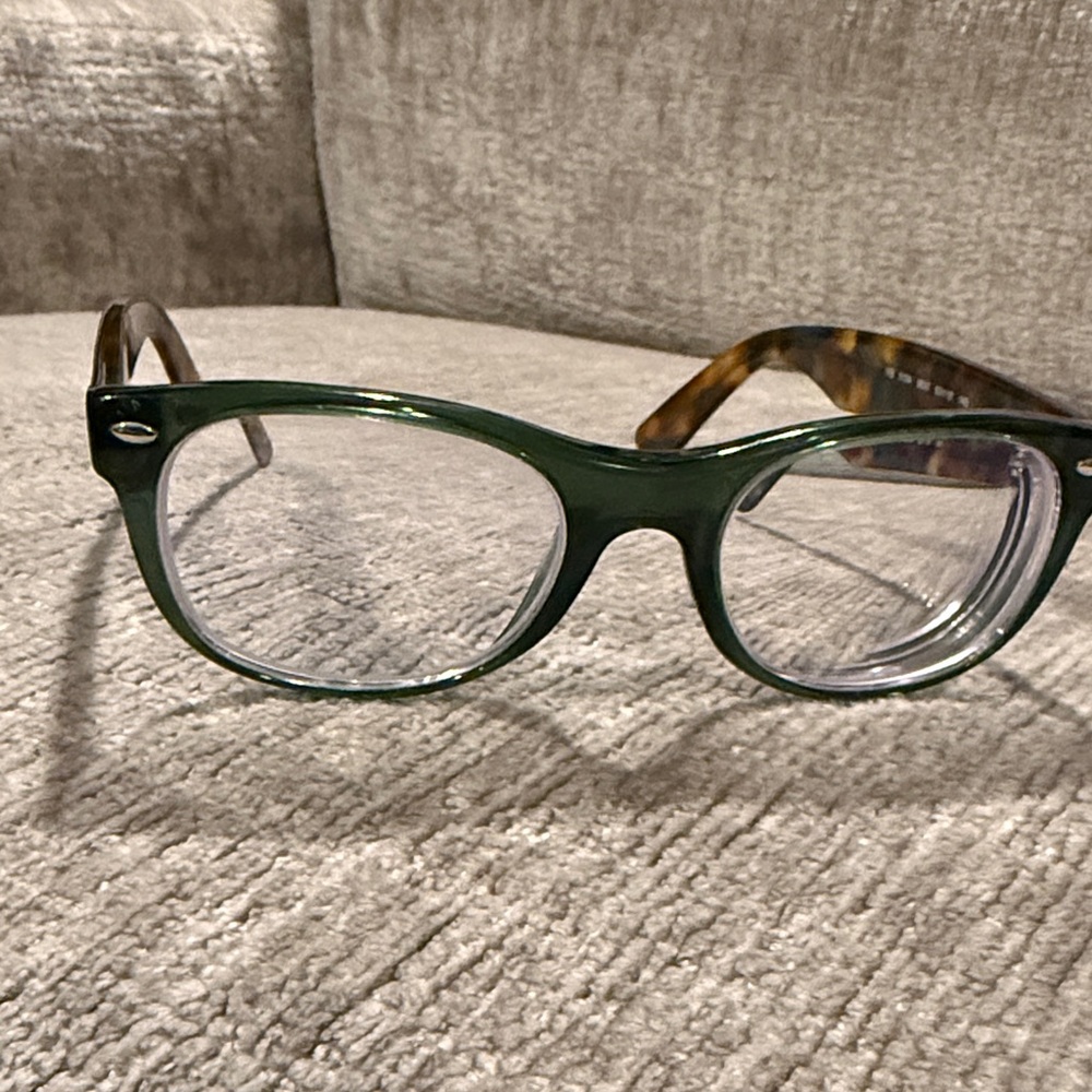 Ray-Ban Green and Tortoise Glasses